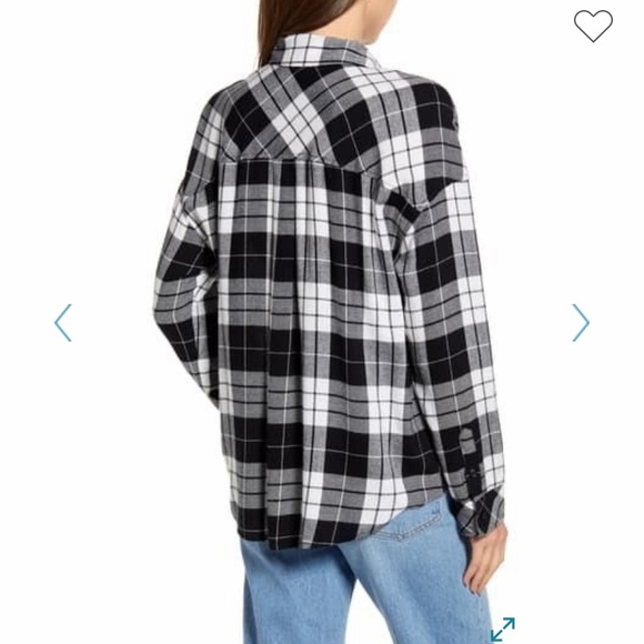 Bp. Women’s Plaid Boyfriend Shirt - Picture 4 of 5